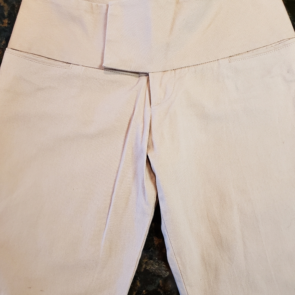 Alvin Valley Beige Khaki Flare Pants